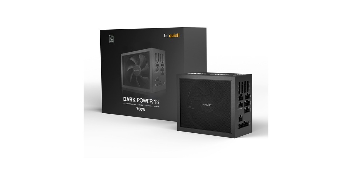 be quiet! Dark Power 13 750W voeding Zwart, 5x PCIe, Kabel-Management