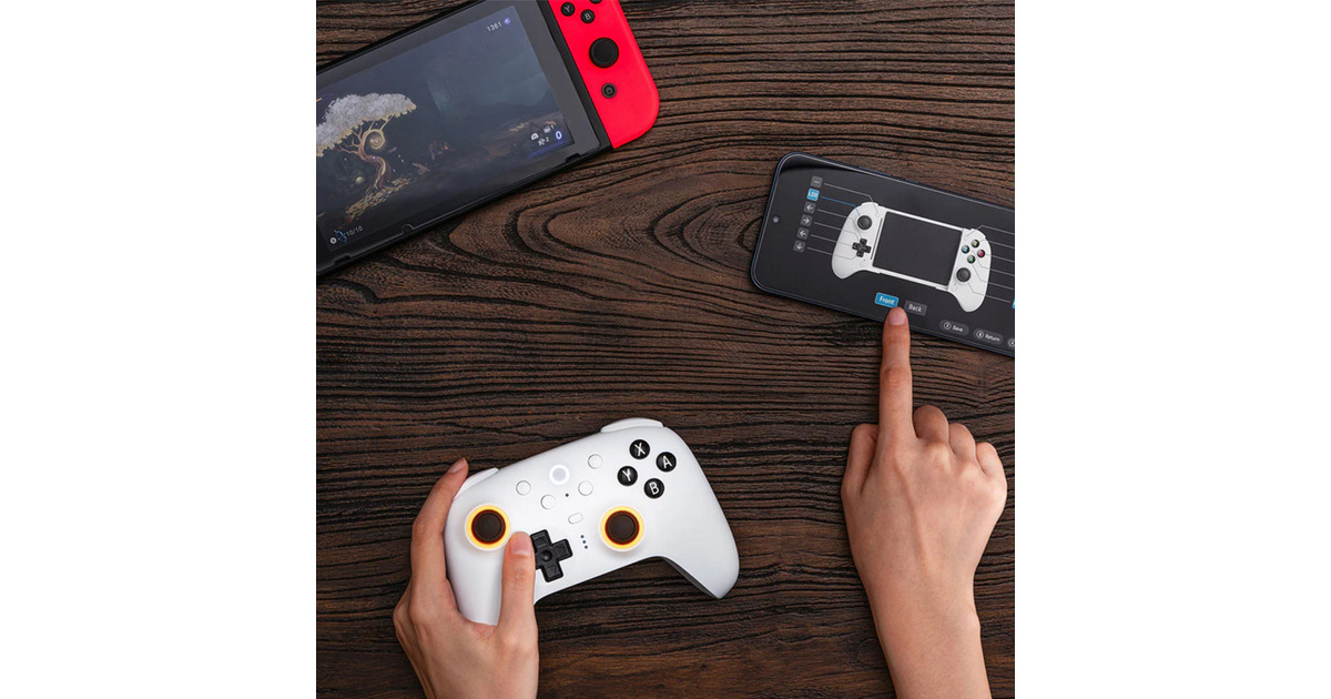 8BitDo Ultimate 2 Bluetooth Controller Wit, Pc, Switch 2, Bluetooth ...