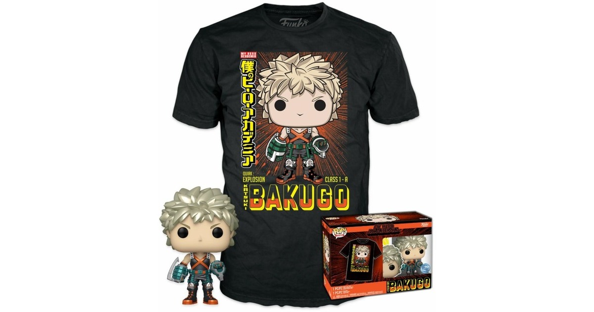 Funko Pop! And Tee: My Hero Academia - Metallic Katsuki Bakugo T-Shirt