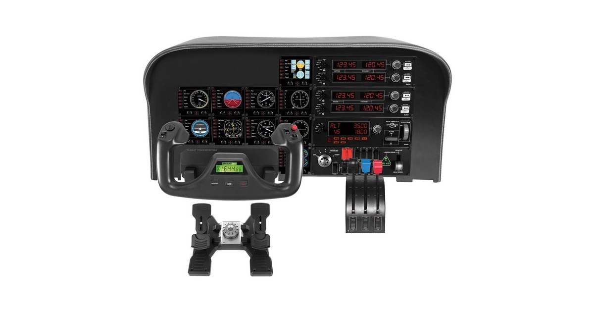 Logitech G Saitek Pro Flight Yoke gaming yoke PC, Mac