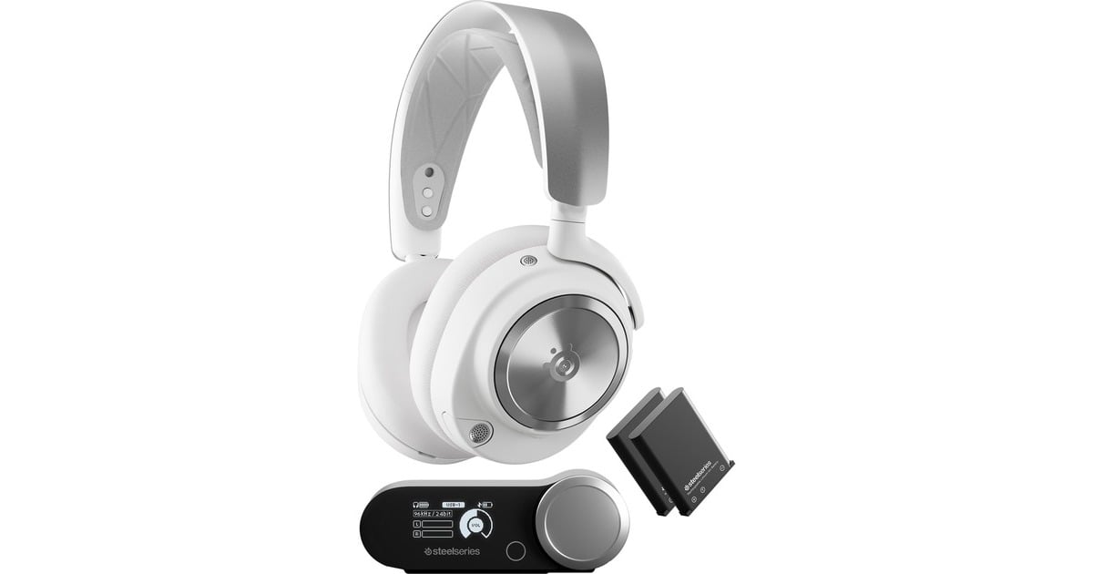 SteelSeries Arctis Nova Pro Wireless P over-ear gaming headset Wit