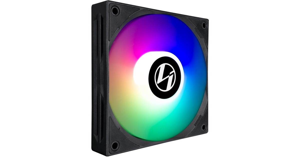 Lian Li ST120 Triplepack case fan Zwart, RGB leds, 4pins PWM fanconnector