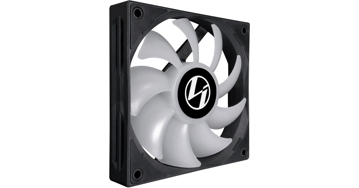 Lian Li ST120 Triplepack case fan Zwart, RGB leds, 4pins PWM fanconnector