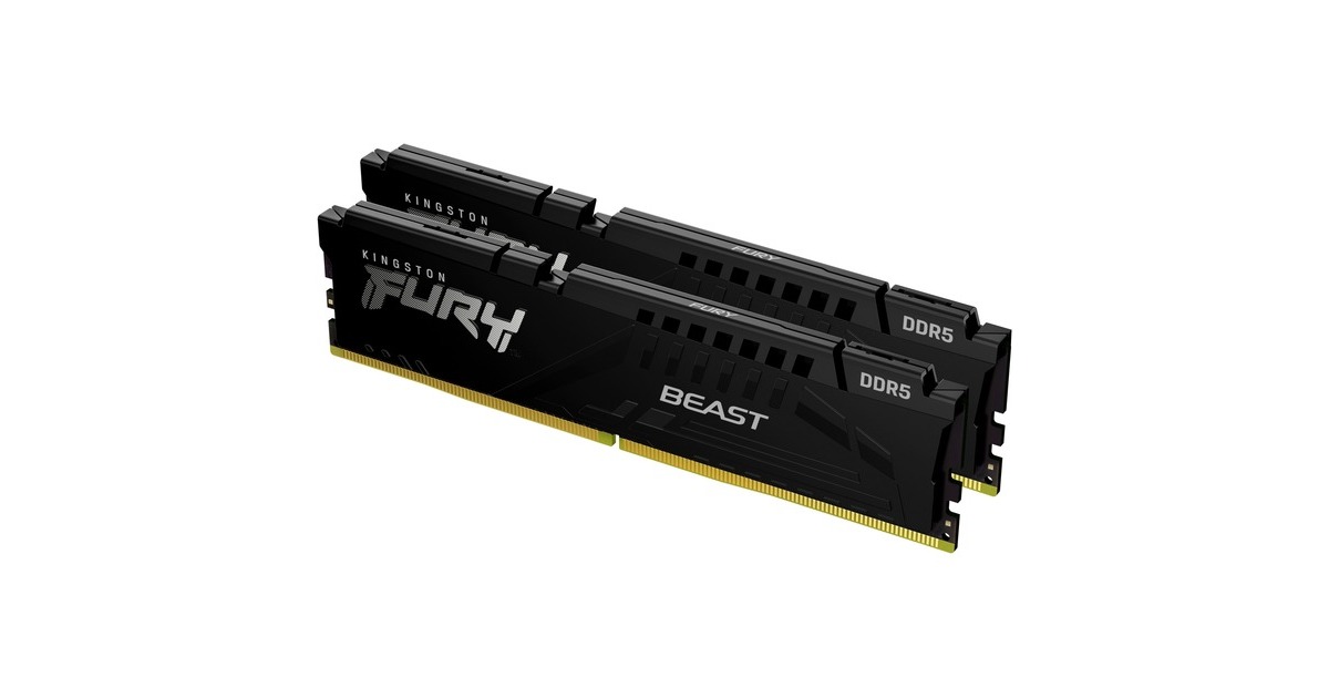 b*0様 Kingston FURY Impact DDR5 32GB×2枚 S Kingston FURY Beast 32 GB DDR5-5200 (2x 16 GB) werkgeheugen Zwart