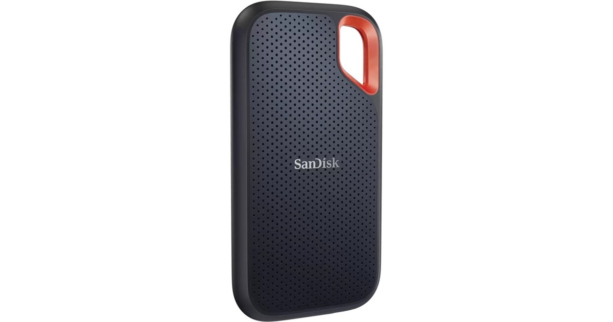 SanDisk Extreme Portable V2, 4 TB externe SSD Zwart/oranje