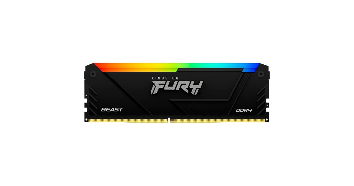 Kingston FURY Beast RGB 32 GB DDR4-3200 (2x 16 GB) werkgeheugen