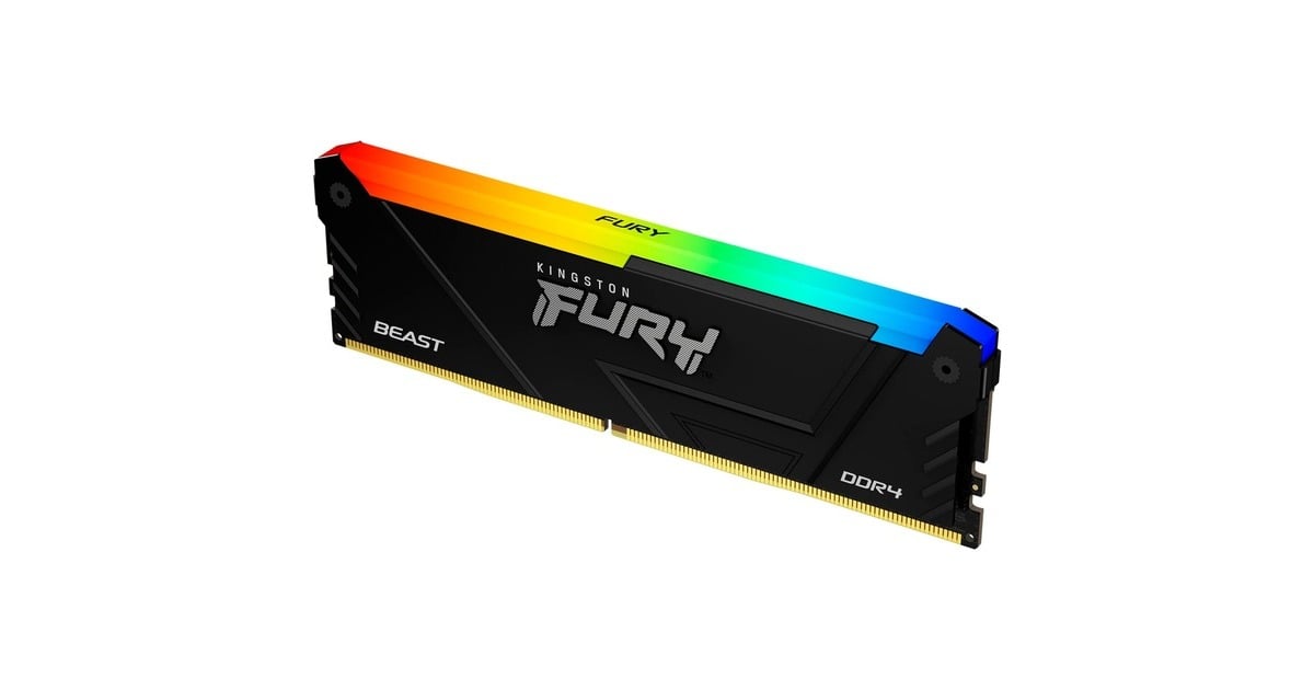 Kingston FURY Beast RGB 32 GB DDR4-3200 (2x 16 GB) werkgeheugen