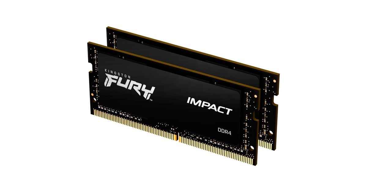 Kingston FURY Impact 16 GB DDR4-3200 (2x 8 GB) laptopgeheugen Zwart ...