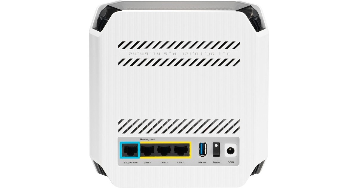 ASUS ROG Rapture GT6 AX10000 mesh router Wit, 1 stuk