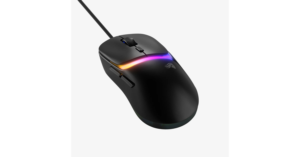 Glorious Model D 3 Wired gaming muis Zwart (mat), Tot 30.000 dpi, RGB