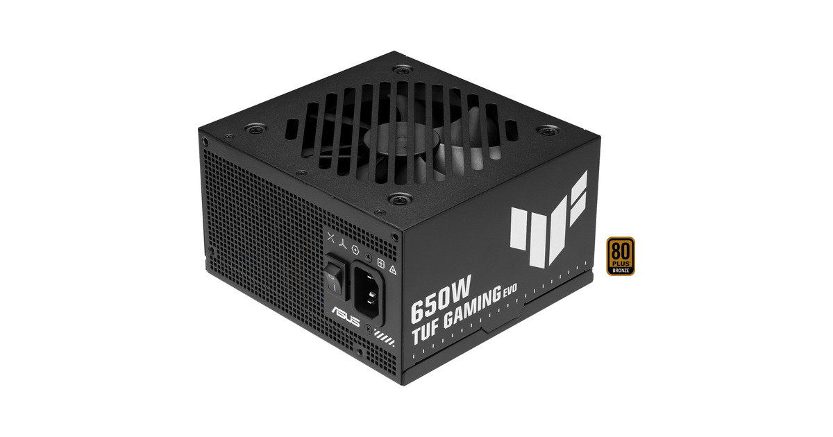 ASUS TUF Gaming Bronze EVO modulaire 650 watt voeding Zwart, 3x PCIe