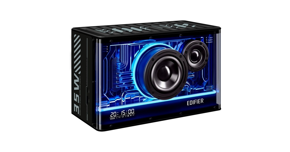 Caliber Travel - Bluetooth Speaker - Muziek Box - Draagbare Speaker - 20 Watt - TWS - AUX SD en USB - Leren Handvat - Tot 16 uur muziek - Waterbestendig (HPG240BT) - Online Radio