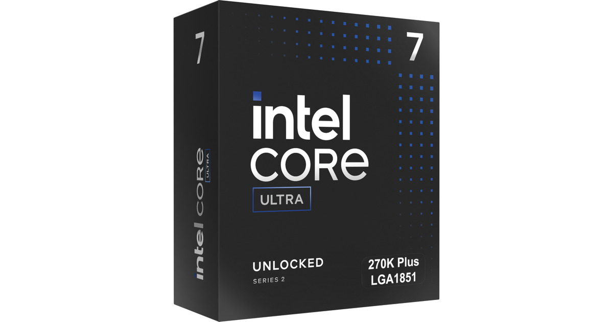 Intel® Core Ultra 7 270K Plus, 3,9 GHz (5,5 GHz Turbo Boost