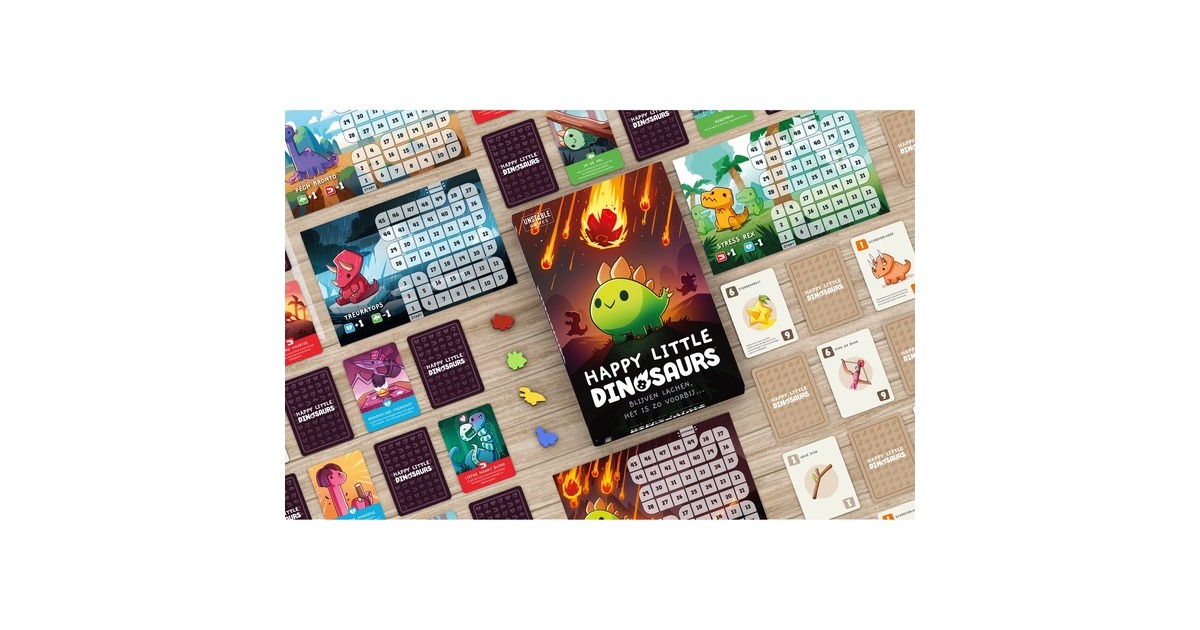 Asmodee Happy Little Dinosaurs Gioco Da Tavolo In Francese: 2-4 Giocatori, 8+ Anni - 2