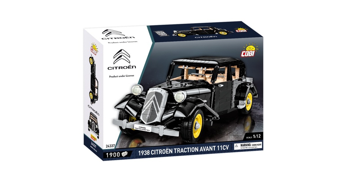 COBI Citroen Traction Avant 11CV 1938 Constructiespeelgoed Schaal 1:12