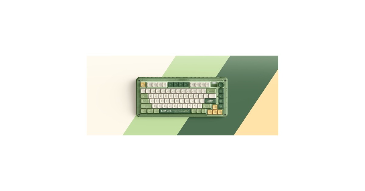 iio♡ IQUNIX ZX75 Camping Wireless Mechanical Keyboard, gaming