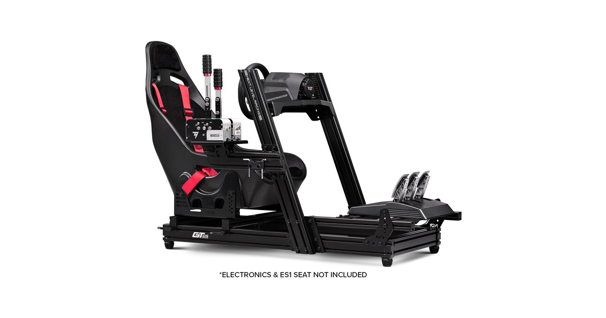Next Level Racing GT Elite - Wheel Plate Edition racing simulator Zwart
