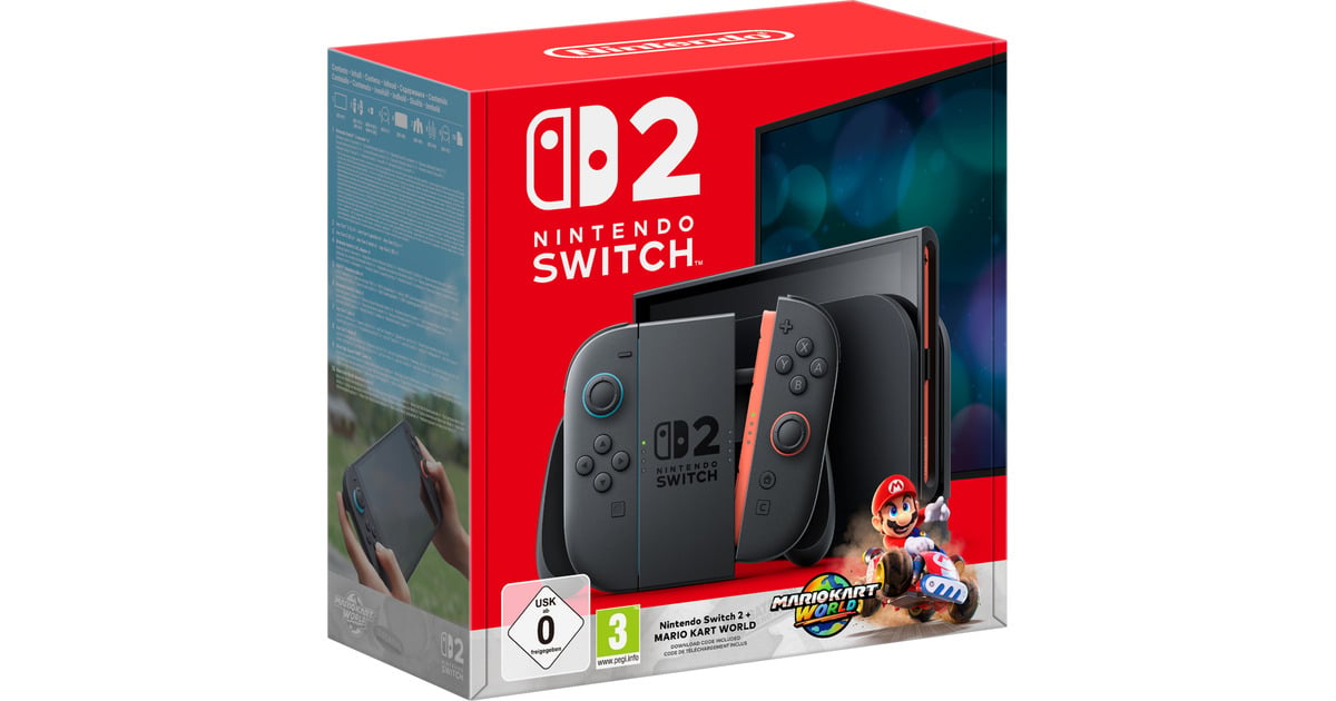 Nintendo Switch 2 + Mario Kart World game console