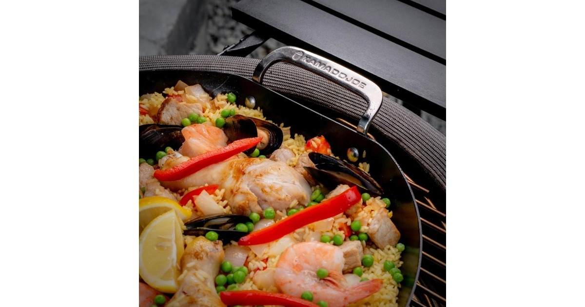Kamado Joe Karbon Steel Paella Pan bak/braadpan
