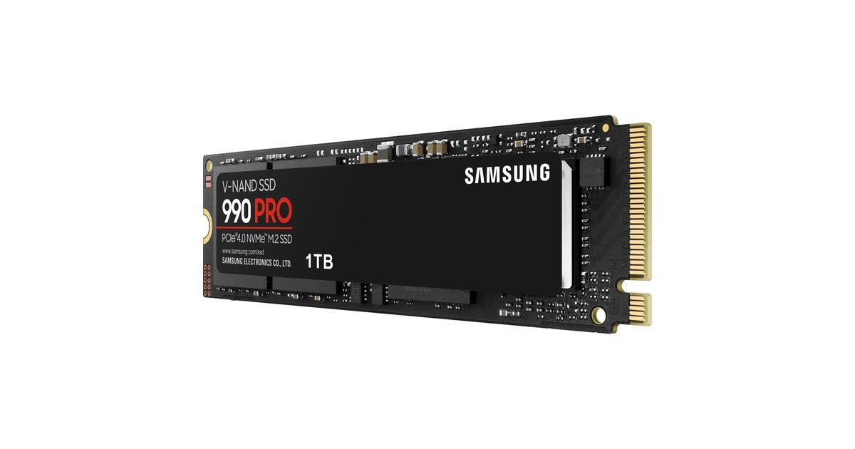 Samsung 990 PRO 1 TB SSD MZ-V9P1T0BW, PCIe Gen 4.0 x4, NVMe 2.0 Samsung 990 PRO 1 TB SSD MZ-V9P1T0BW, PCIe Gen 4.0 x4, NVMe 2.0