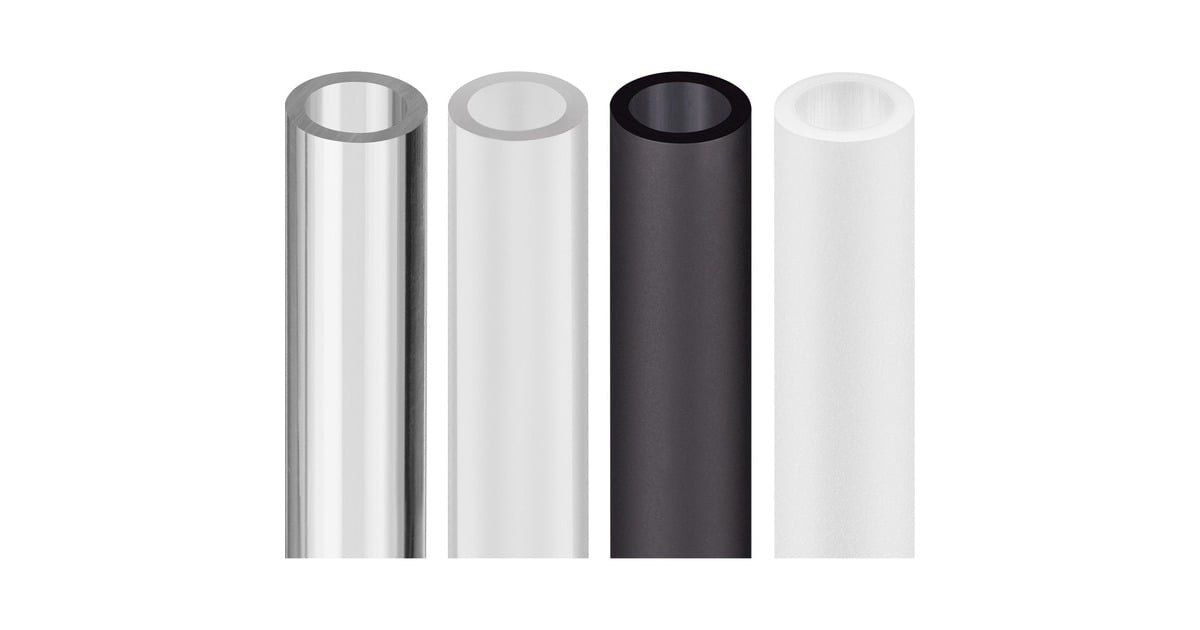 CORSAIR Hydro X Series XT Hardline Satin Black 14mm Tubing - 3x 1m