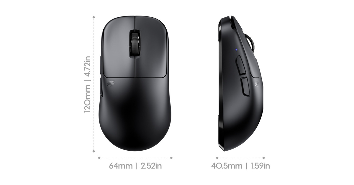 Pulsar TenZ Signature Edition gaming muis Zwart, 32000 DPI, 8000 Hz