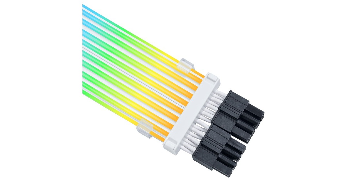 Lian Li Strimer Wireless PW8-1W-CPU - 2x8-pin CPU verlengkabel 0