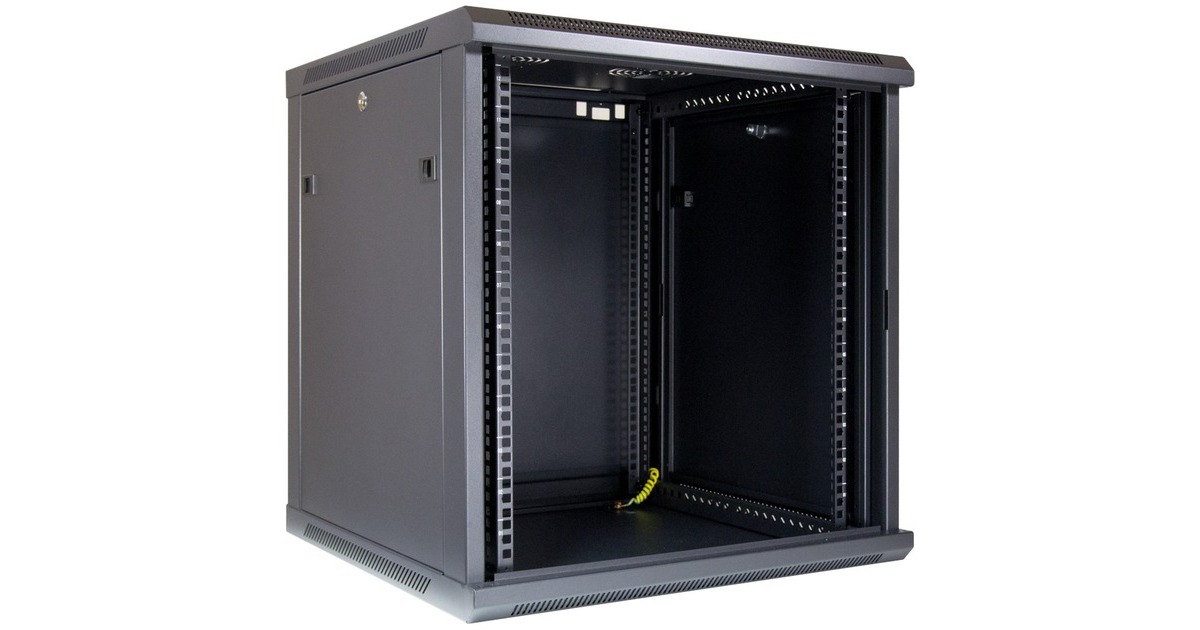 Inter-Tech Wandbehuizing SMA-6612 server rack Zwart