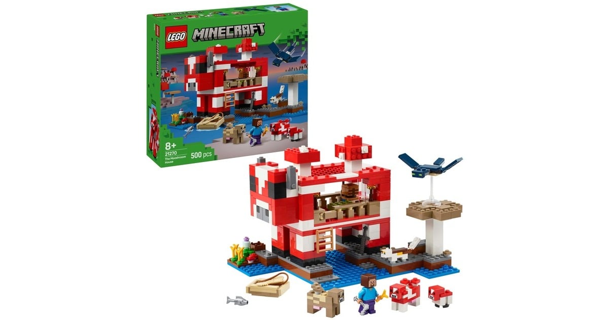 LEGO Minecraft - Het Mooshroom huis Constructiespeelgoed 21270