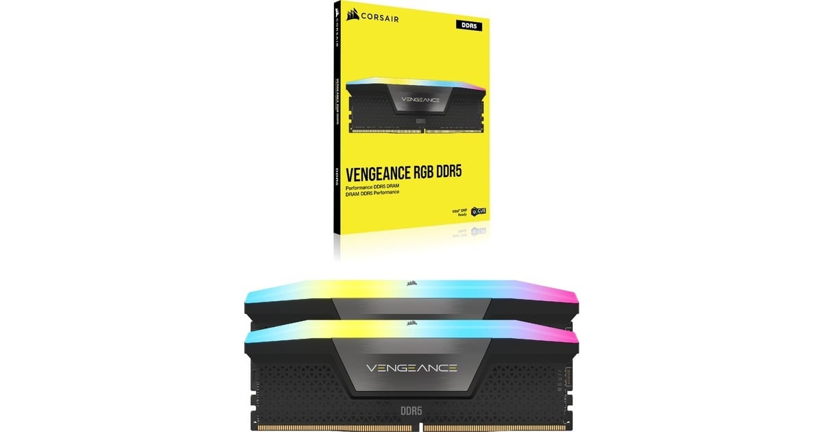 Corsair Vengeance RGB 32 GB DDR5-6000 (2x 16 GB) werkgeheugen