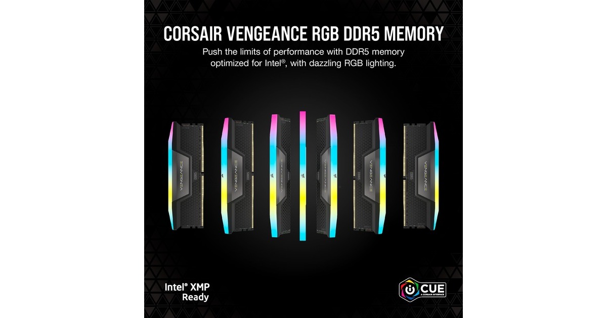 Corsair Vengeance RGB 32 GB DDR5-6000 (2x 16 GB) werkgeheugen
