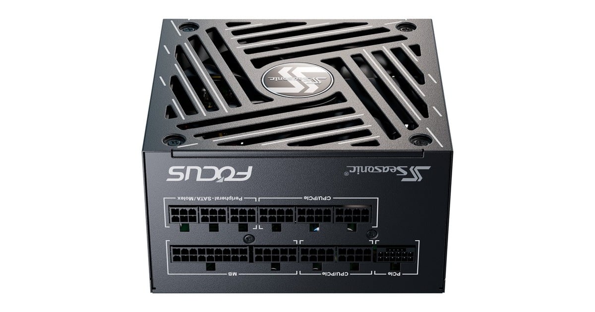 Seasonic FOCUS GX-850-V4 850W ATX3.1 voeding Zwart, 1x 12VHPWR, 3x