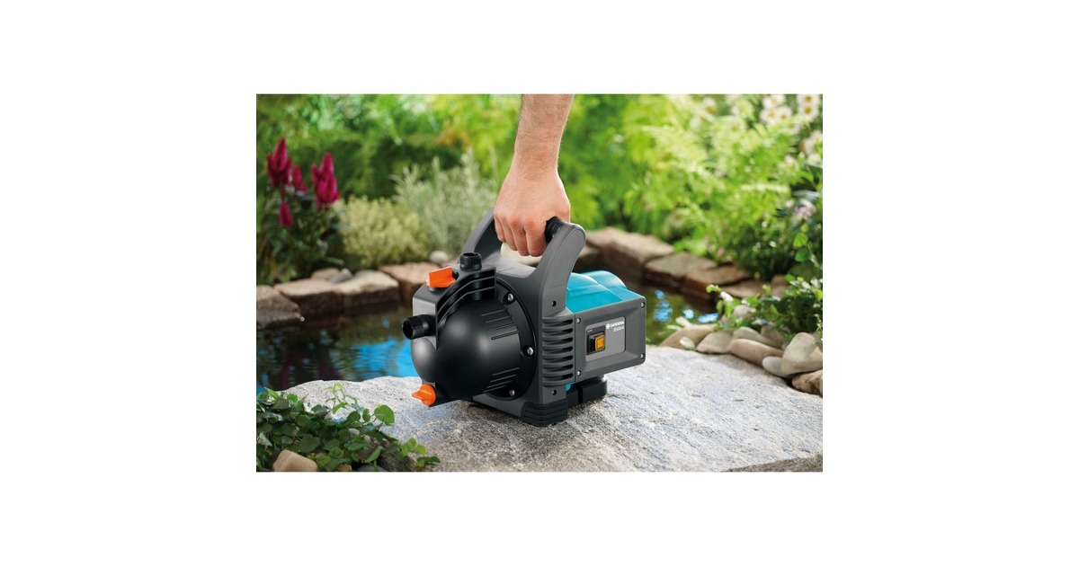 GARDENA Classic Besproeiingspomp 3500/4 Zwart/turquoise, 170920