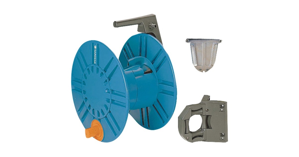 Mobiele Slanghaspel Basic - 30 Meter - Blauw - Inclusief toebehoren