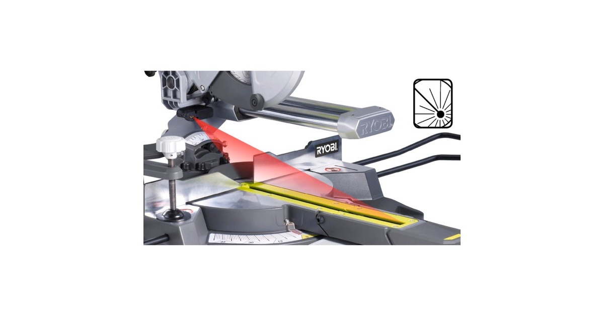 Ryobi EMS216L afkort- en verstekzaag Groen/grijs