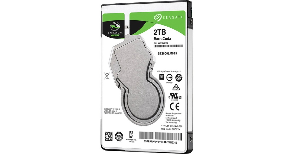 Seagate BarraCuda 2 TB harde schijf ST2000LM015, SATA/600