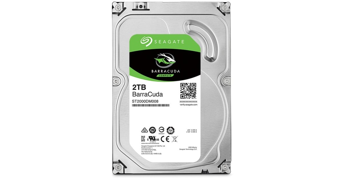 Seagate BarraCuda 2 TB harde schijf ST2000DM008, SATA/600