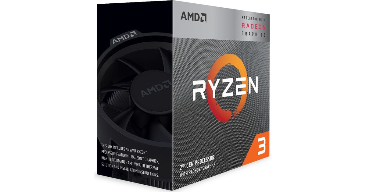 PCパーツ AMD Ryzen3 3200G Socket AM4 AMD Ryzen 3 3200G AM4 CPU Processor R3-3200G 3.6-4.0GHz 4