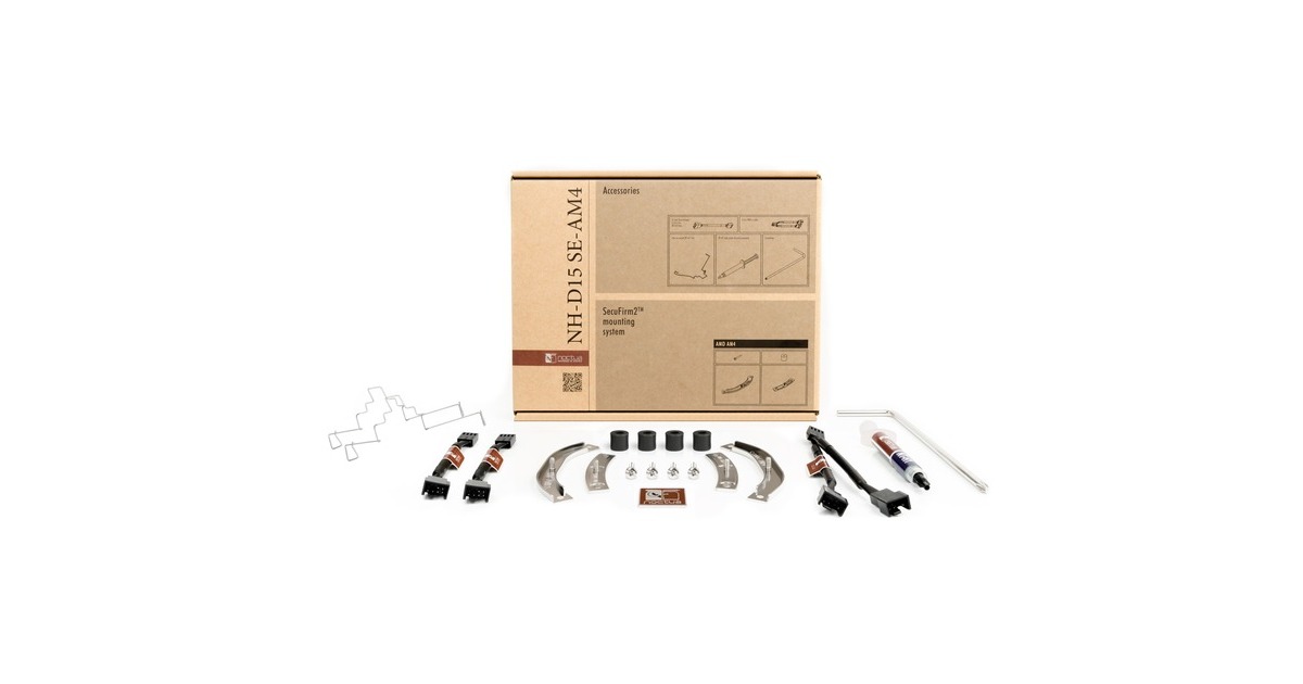 Noctua NH-D15 SE-AM4 CPU-koeler Bruin, 4 pins PWM fan-connector