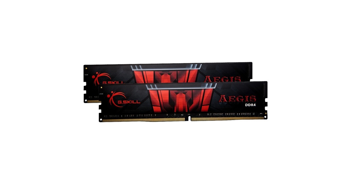 G.Skill Aegis 16 GB DDR4-3000 (2x 8 GB) werkgeheugen Zwart, F4