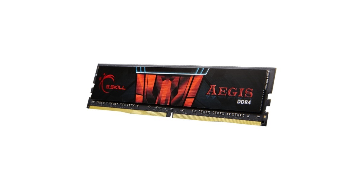G.Skill Aegis 16 GB DDR4-3000 (2x 8 GB) werkgeheugen Zwart, F4