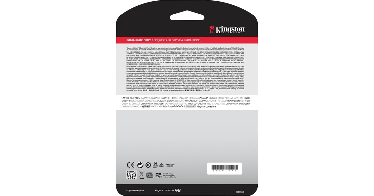 Kingston A400, 960 GB SSD SA400S37/960G, SATA 600