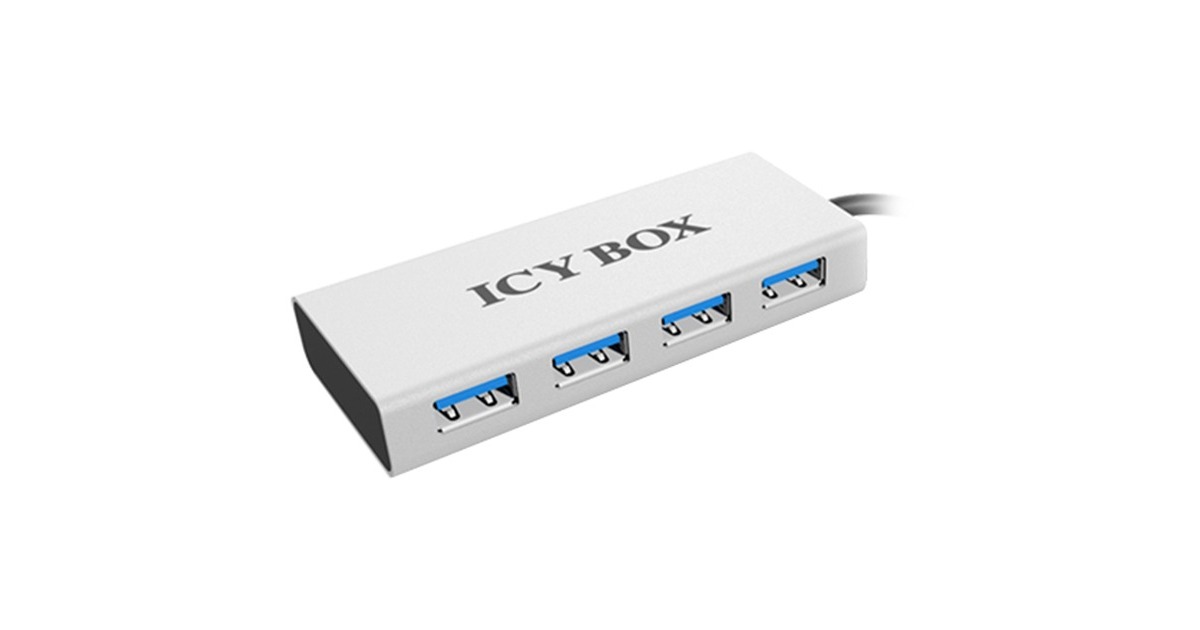 Raidsonic ICY Box IB-AC6104 4-Porto USB 3.0 Hub