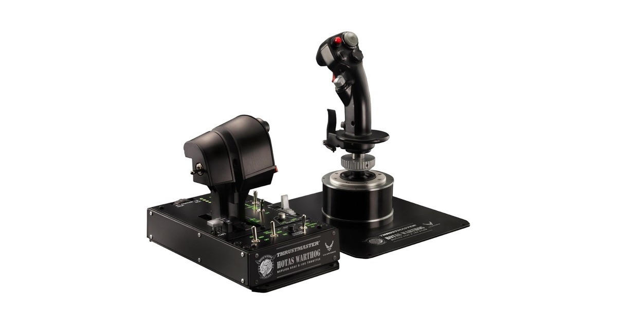 Thrustmaster HOTAS Warthog Joystick en Throttle gaming hotas Zwart