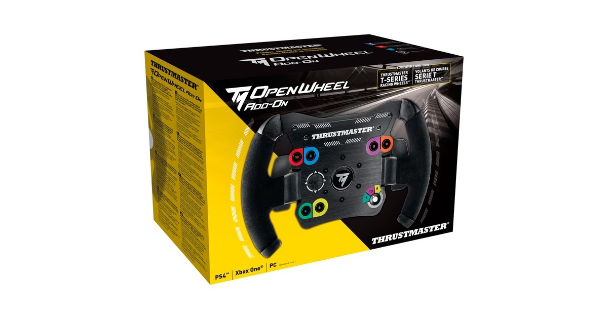 Thrustmaster Open Wheel Add-On stuur add-on Zwart, Pc, PS4, PS5, Xbox One Thrustmaster Open Wheel Add-On stuur add-on Zwart, Pc, PS4, PS5, Xbox One