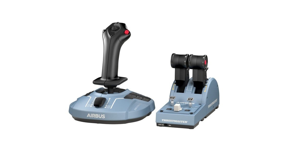 Thrustmaster TCA Officer Pack Airbus Edition gaming set Blauwgrijs