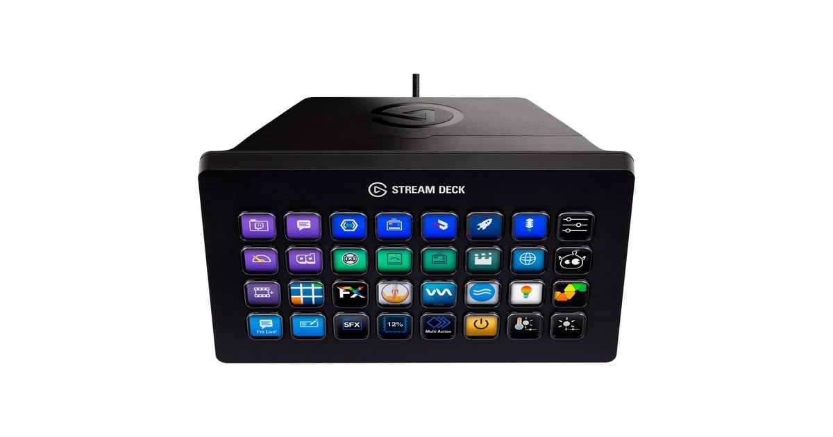 その他 Elgato Stream Deck + elgato STREAM DECK Stream Deck Elgato 8 Lcd Keys Touch Strip Black