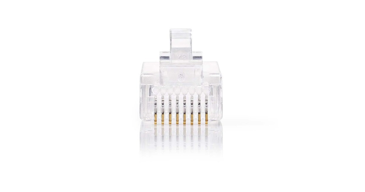 RJ45-stekker, 10 Gbit/s, Cat 7, Cat 6A, gereedschaploze RJ45-stekker, 10 Gbit/s, Cat 7, Cat 6A, gereedschaploze