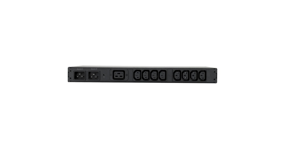 APC Automatic Transfer Switch AP4423 Zwart, 8x C13, 16A, Rack mountable