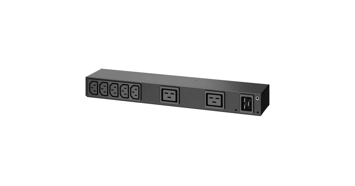 APC Rack PDU, Basic AP6120A 0U/2U, 7x C13, 2x C19